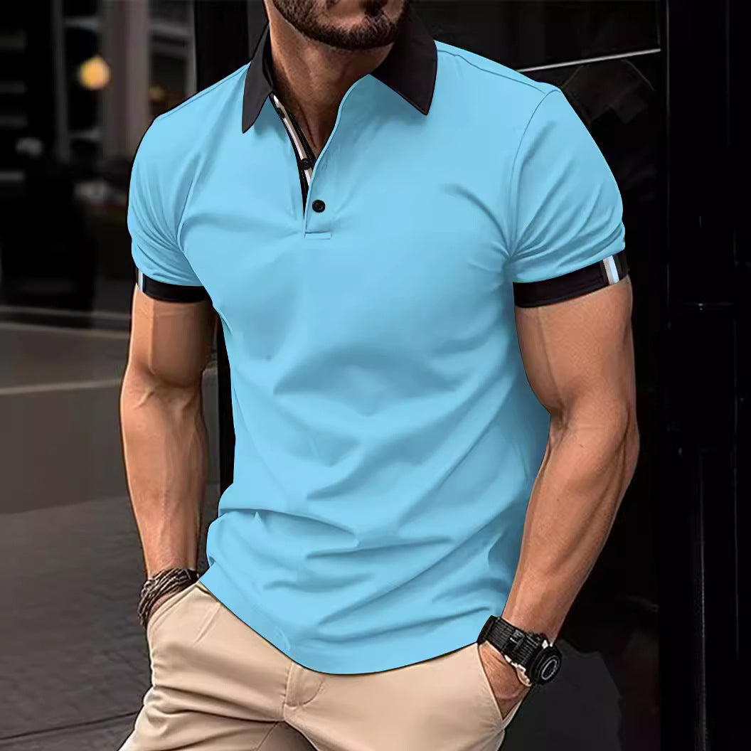 Professional Men's Cuffed Polo Shirt