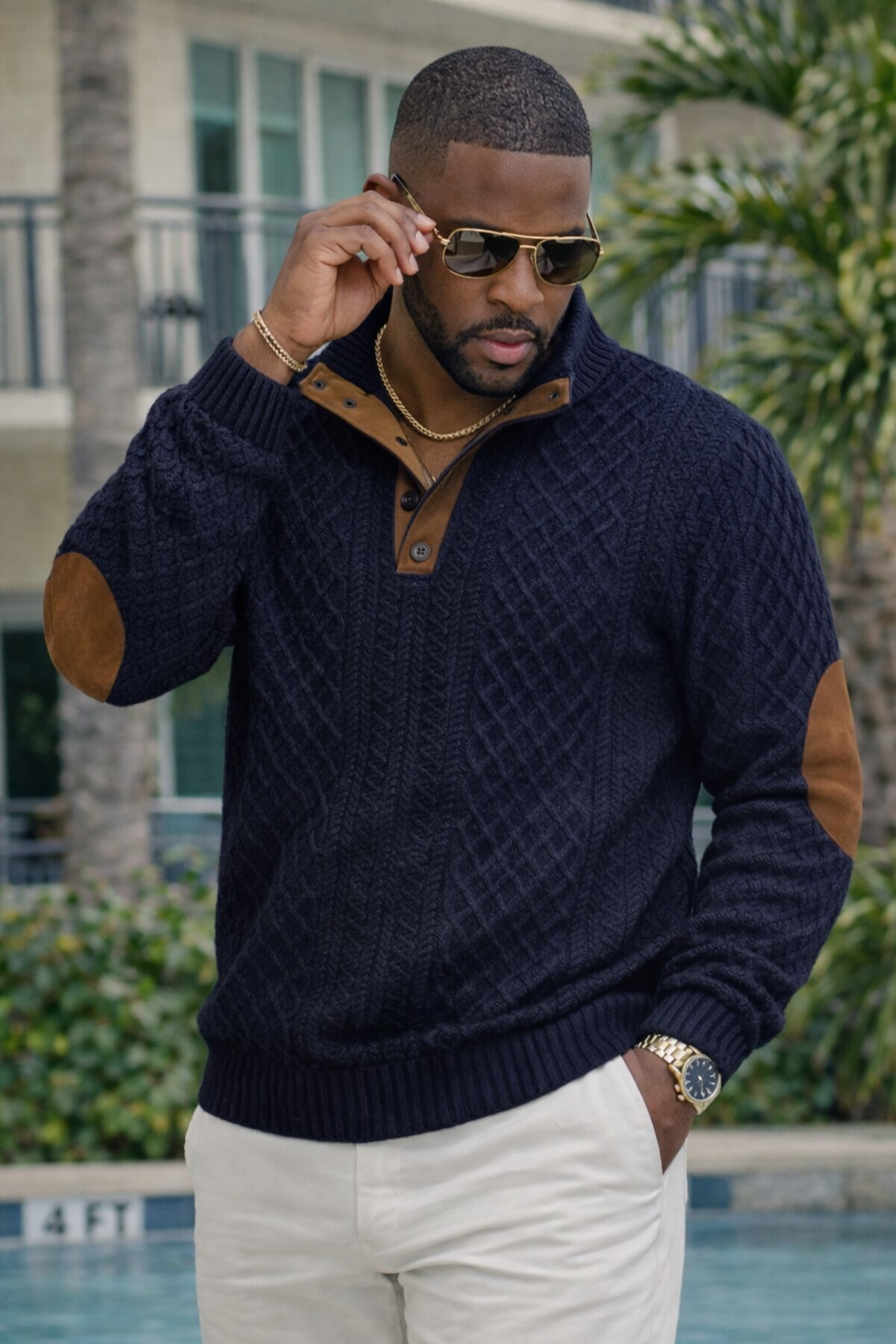 Montere Heritage Knit Quarter-Zip