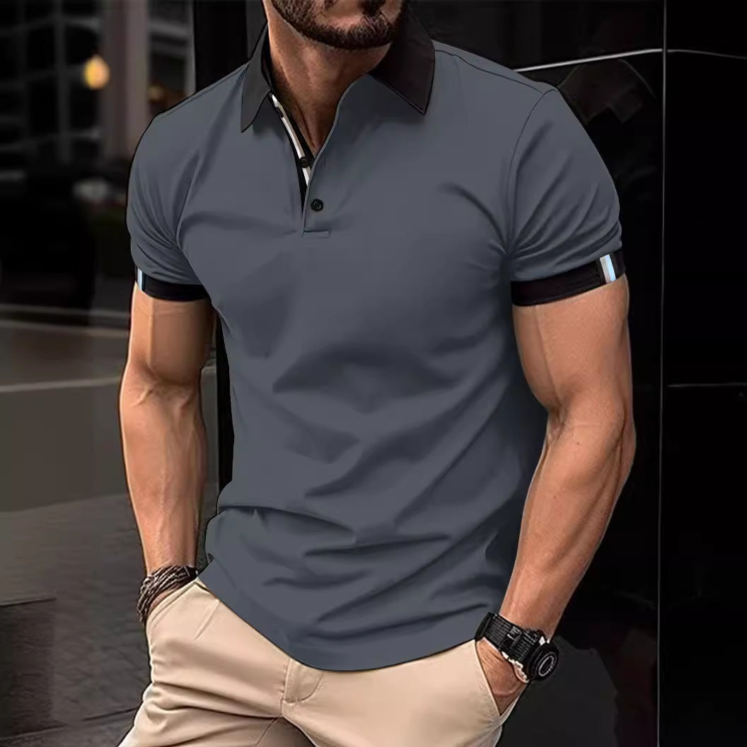 Professional Men's Cuffed Polo Shirt