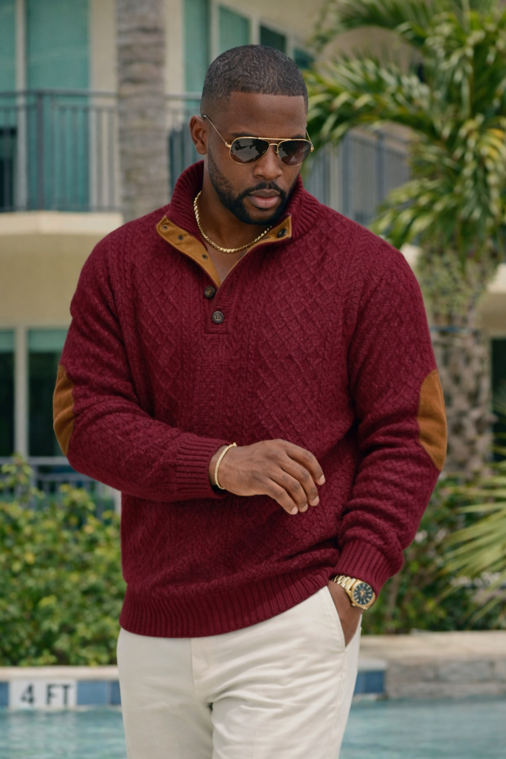 Montere Heritage Knit Quarter-Zip