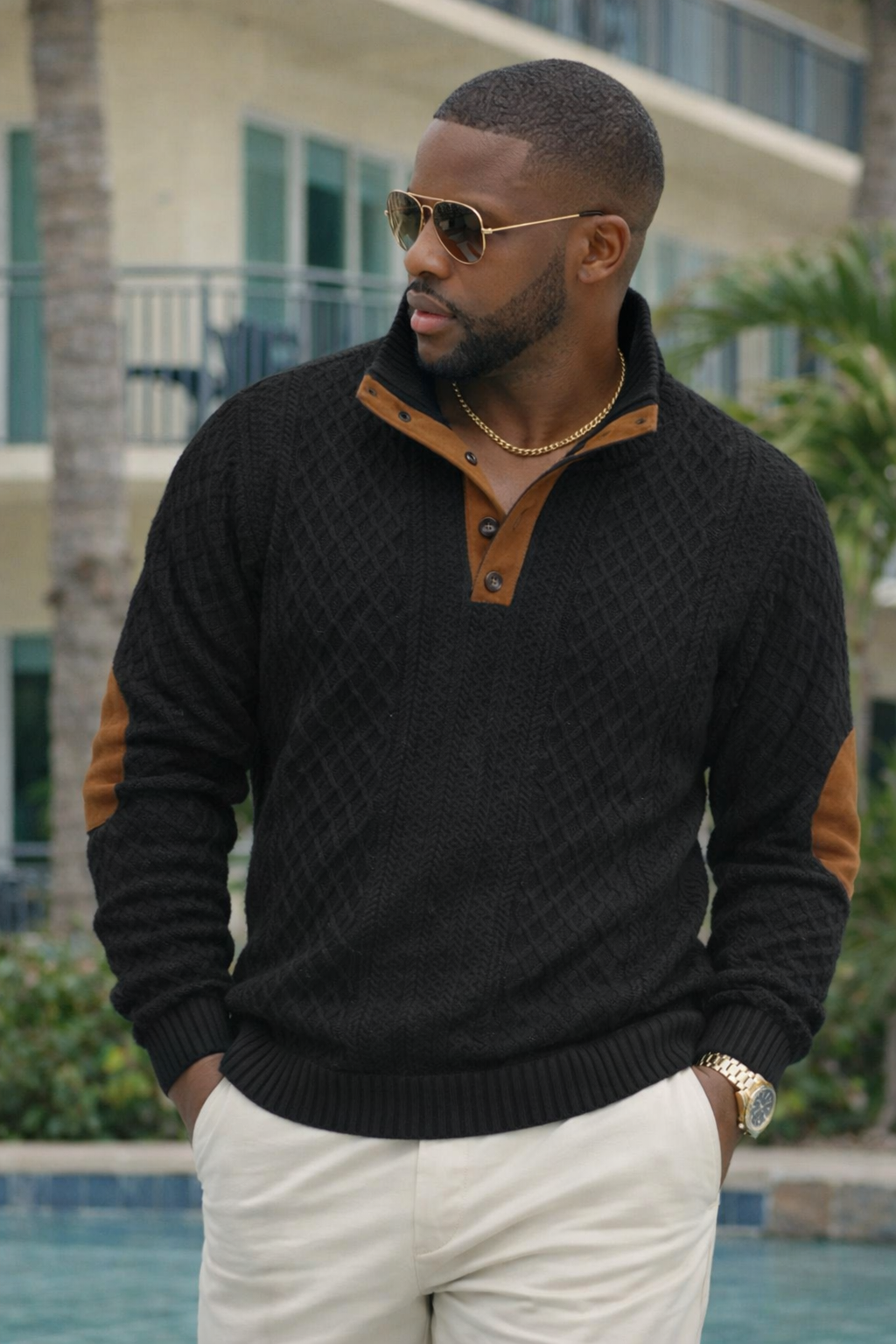 Montere Heritage Knit Quarter-Zip