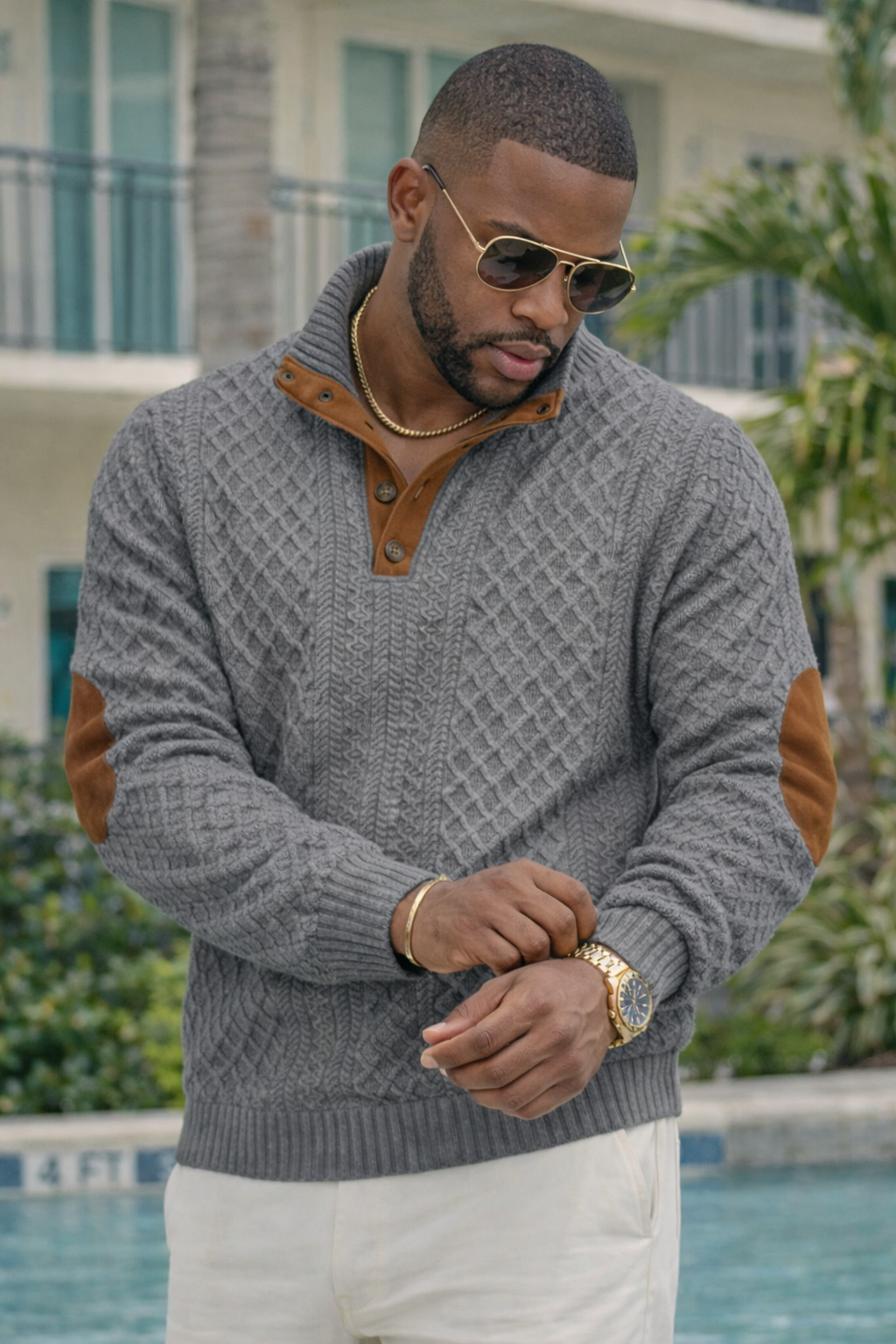 Montere Heritage Knit Quarter-Zip