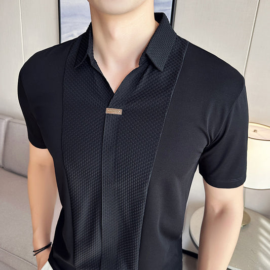The Noir Panel Polo